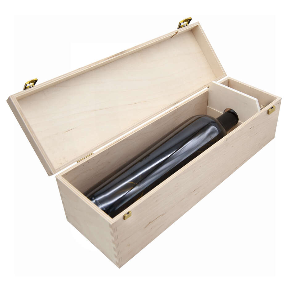 Caja de madera para botella Magnum 3 L Vino Polsinelli Enologia
