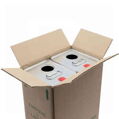 Caja para 2 latas de aceite de 5 L (10 unid)