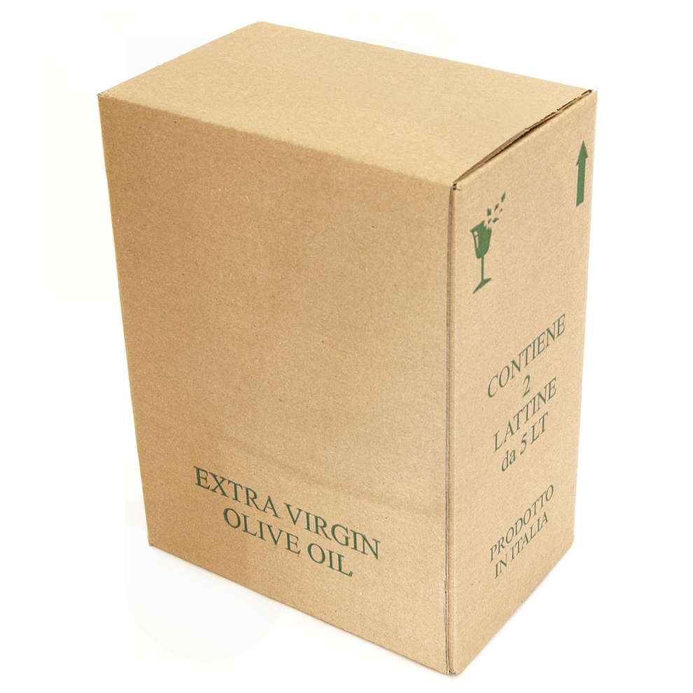 Caja para 2 latas de aceite de 5 L (10 unid)
