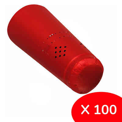 Cápsula de polilaminado roja (100 pzas)