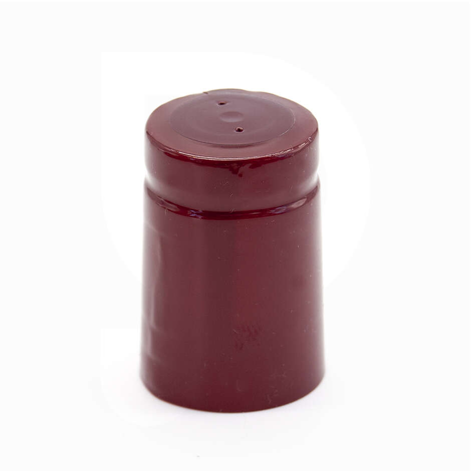 Cápsula de PVC burdeos ⌀25 (25 pzas)
