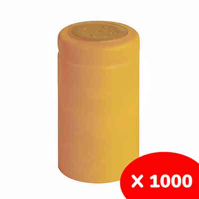 Cápsulas de PVC amarilla ⌀33 (1000 unidades)