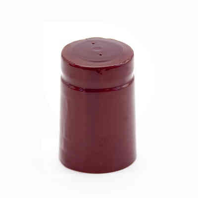 Capsule en PVC bordeaux ⌀25 (25 pcs)