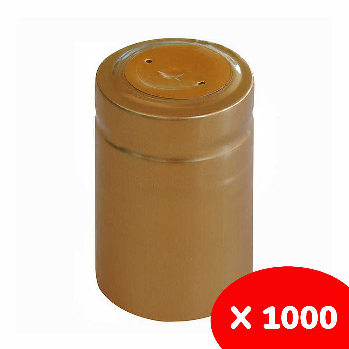 Capsule en PVC dorée ⌀33 (1000 pcs) Vin | Polsinelli Enologia