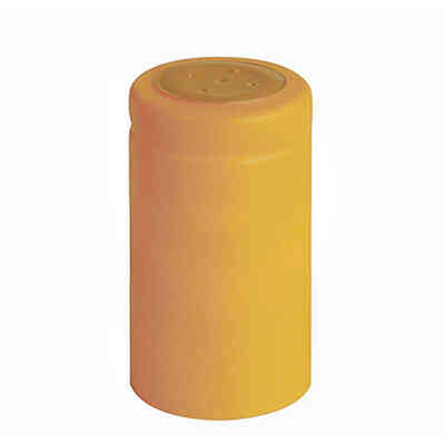 Capsule en PVC jaune PVC ⌀33 (100 pcs)