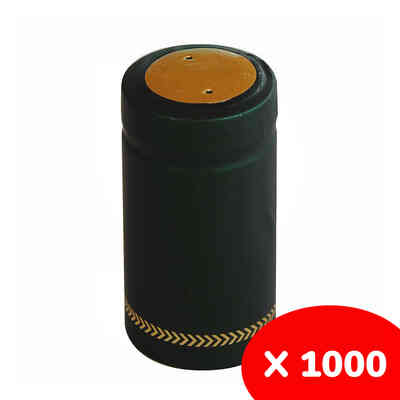 Capsule en PVC verte ⌀31 (1000 pcs)