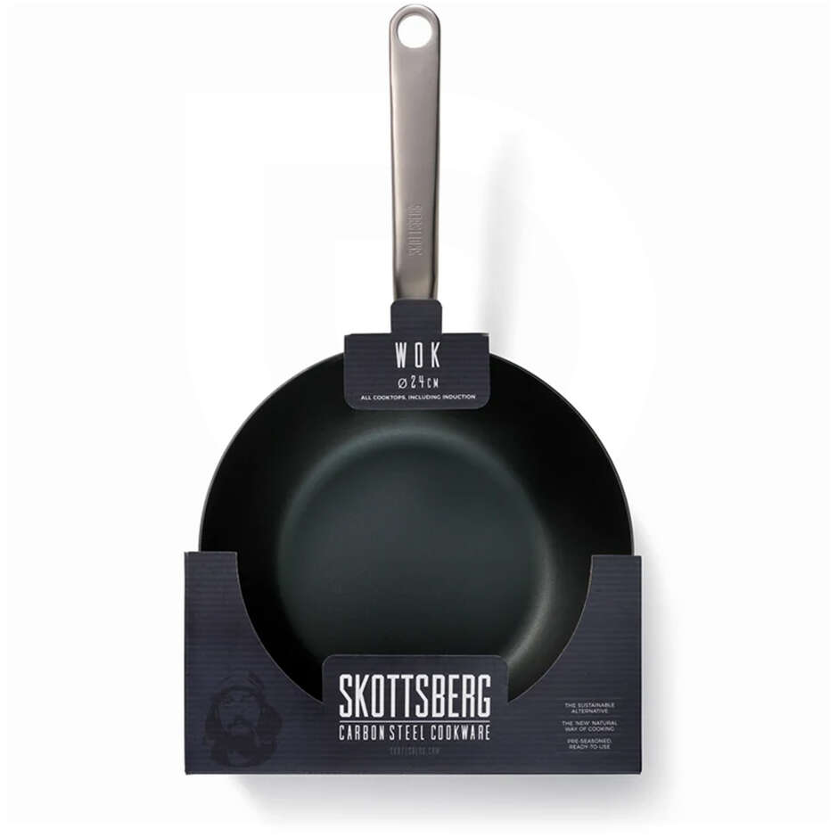 Carbon Steel Wok Ø24