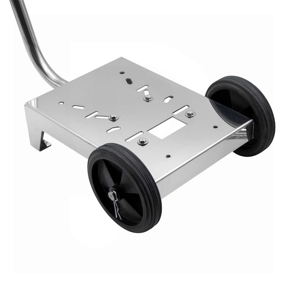 Carretilla Midi de acero inoxidable para electrobomba