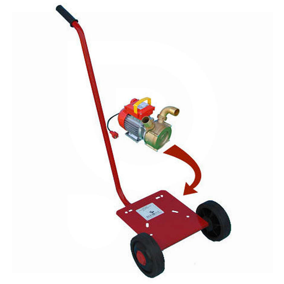 Carretilla para electrobomba