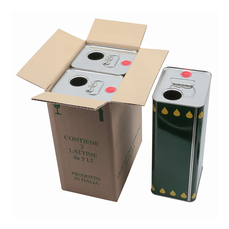 Carton pour 2 canettes d'huile 5 L (10 pcs)