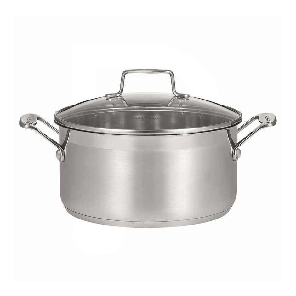 Casserole Scanpan Impact avec couvercle en verre Ø24 cm