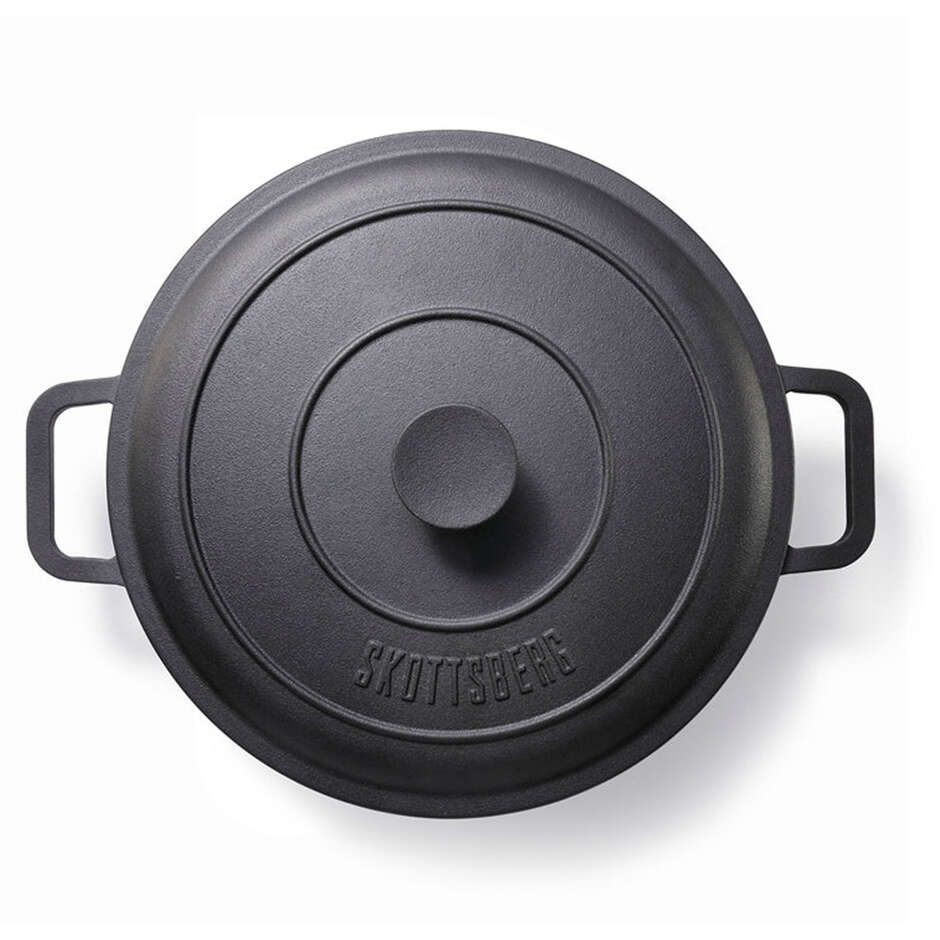 Cast Iron Deep Casserole with Lid Ø 28 cm – 5.5 L
