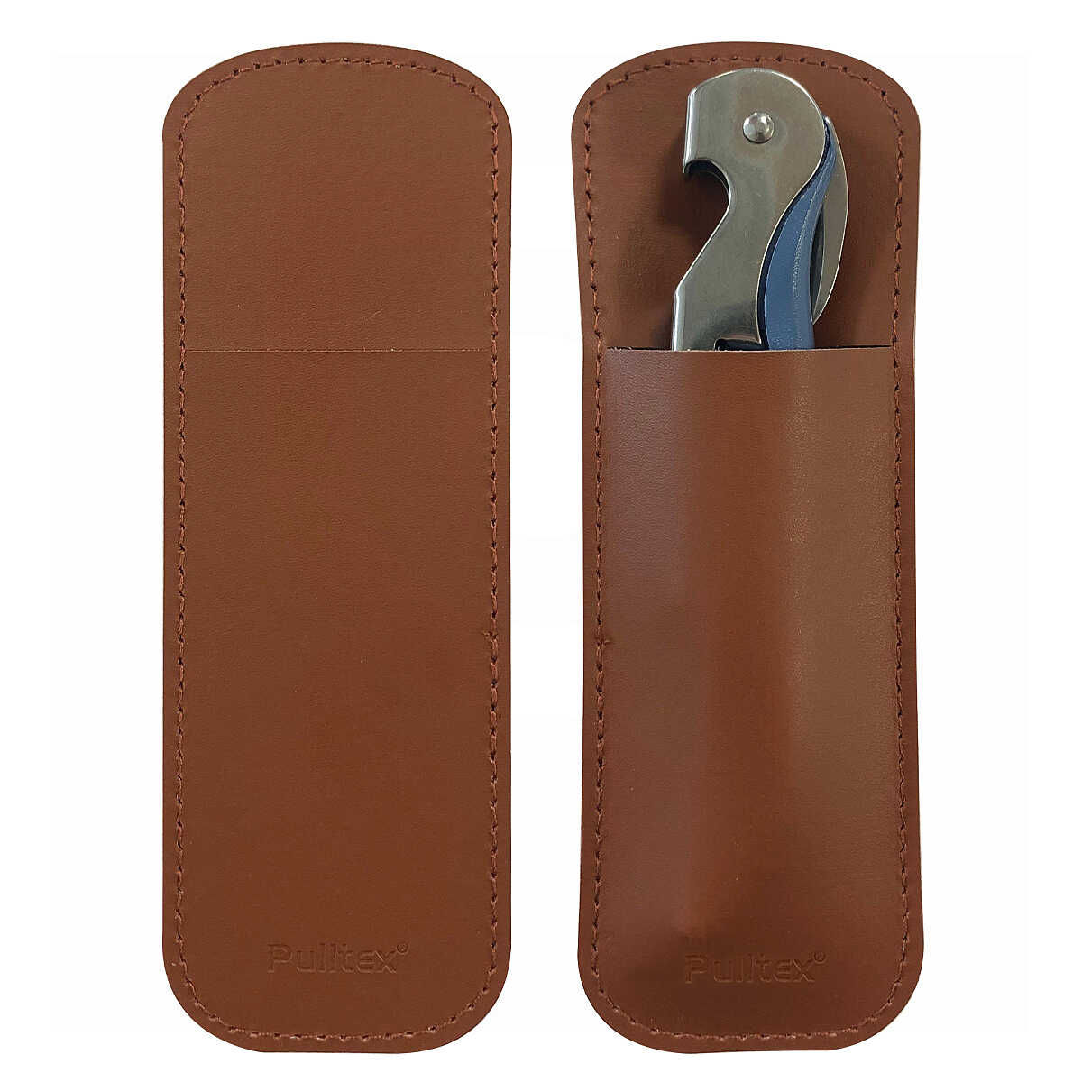 Cavatappi Pulltap's Colour Blu Con Custodia In Pelle Vino | Enologia - Foto 9