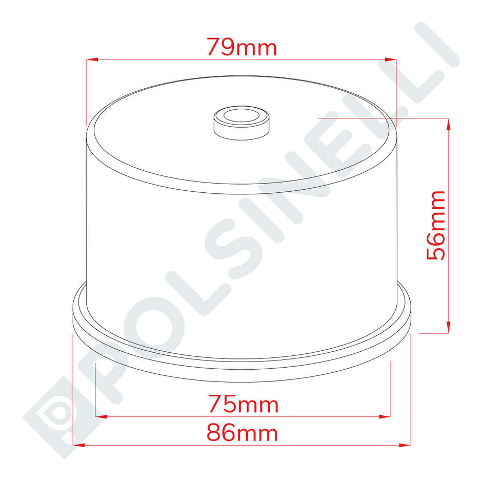 Rubber Cap Ø75 mm
