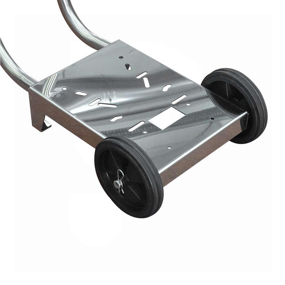 Chariot Maxi en acier inoxydable AISI 304 pour pompe électrique