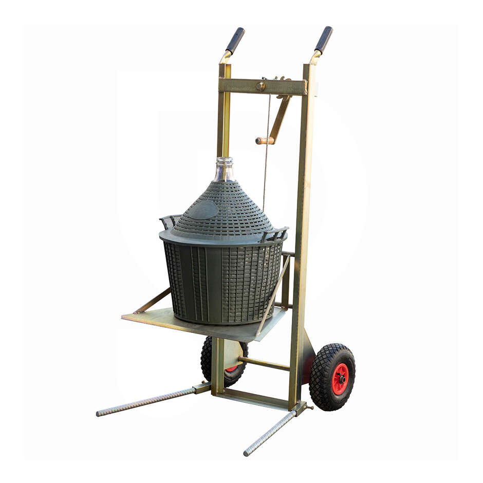 Chariot élévateur pour dame-jeanne