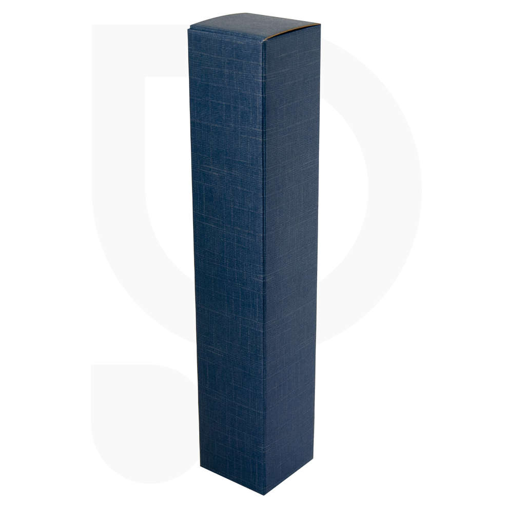 Blue carry wine box for 1 bottle (10 pieces)
