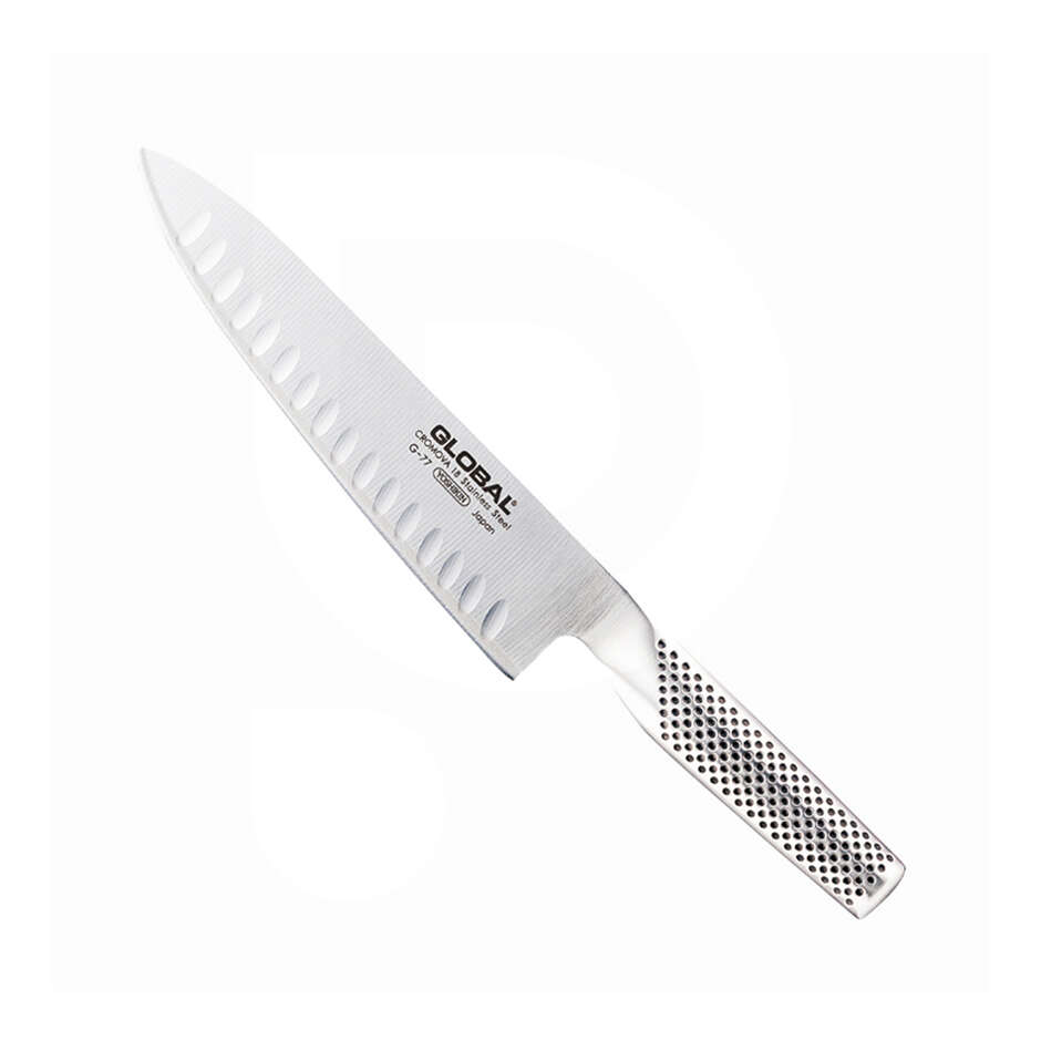 Coltello da cucina alveolato Global G77 - 20 cm