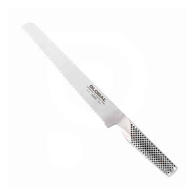 Coltello sx inox per pane Global G09 - 22 cm