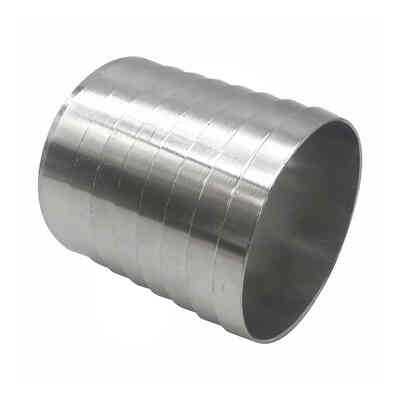 Conector de manguera inox Ø80 de soldadura