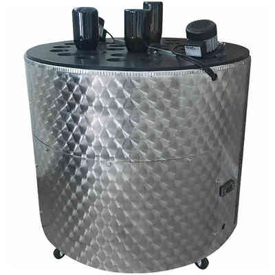 Congelador de acero inoxidable AISI 304 para cuellos de botella 40 posiciones