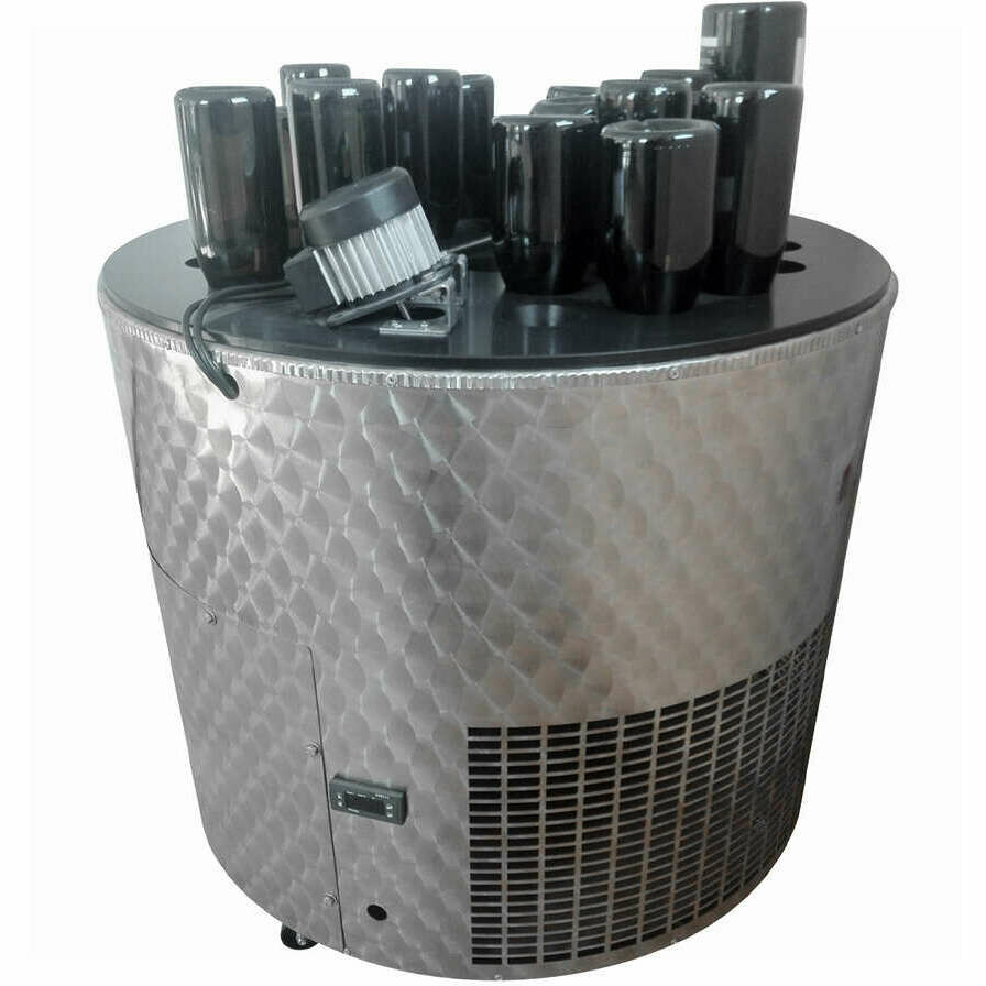Congélateur en acier inoxydable AISI 304 pour goulots de bouteilles 40 places