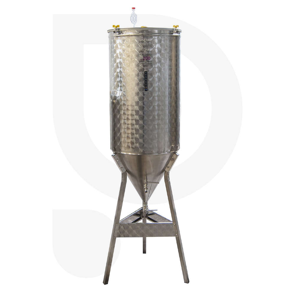Conical trunk beer fermenter 60° 200 L 
