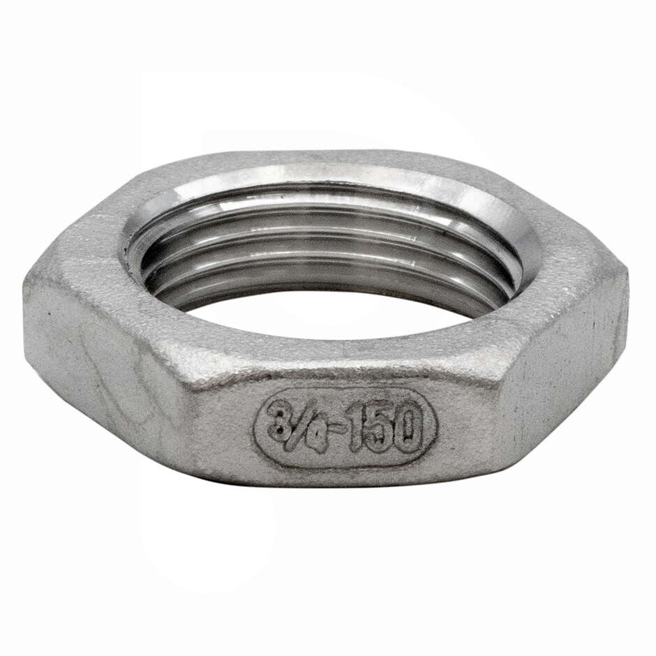 Contre-écrou hexagonal inox 3/4"
