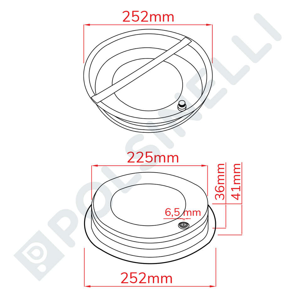 Coperchio a vite Ø 230 per fusto Europa 25-30-50-75-100 L