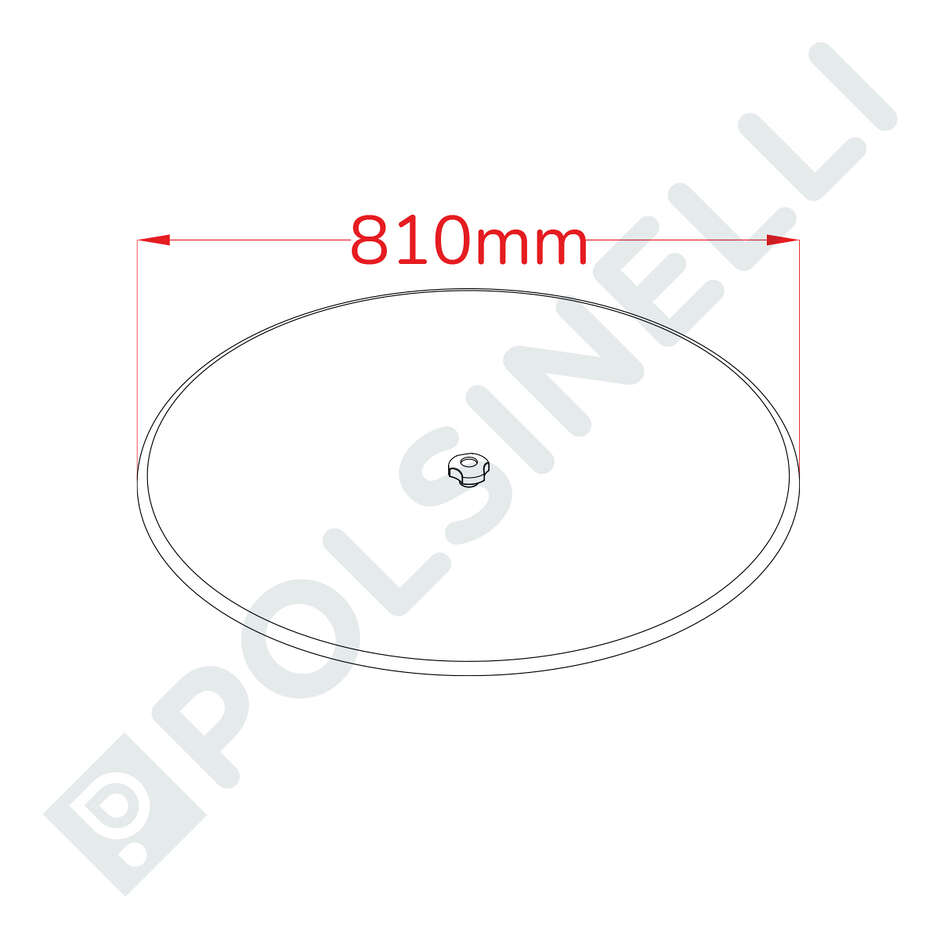 Coperchio Inox ⌀ 810