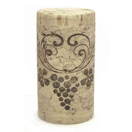 Cork stopper stoppers with natural cork discs 24x45 (100 pieces)