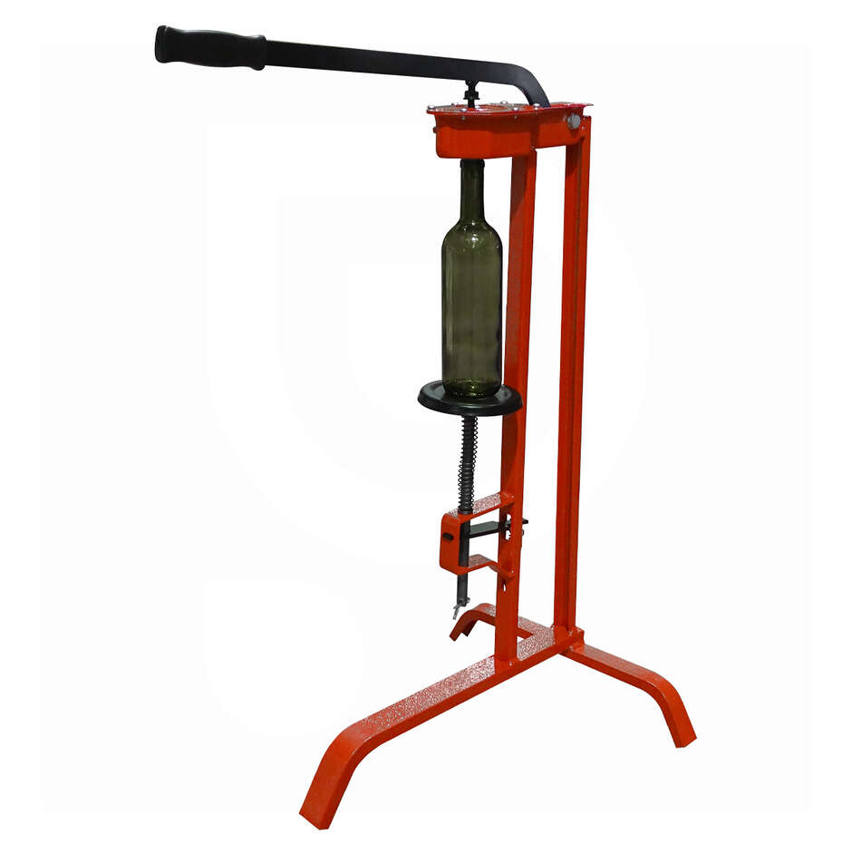 Corking machine for cork stoppers