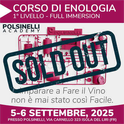 Corso di Enologia 1° Liv. 5-6 settembre 2025