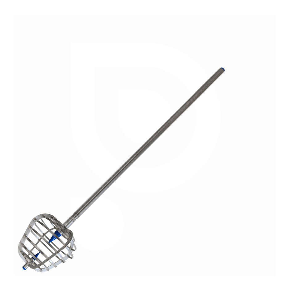 Couteau tranche-caillé inox ⌀19 avec poignée
