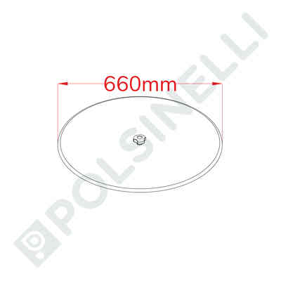 Couvercle Inox ⌀ 650 