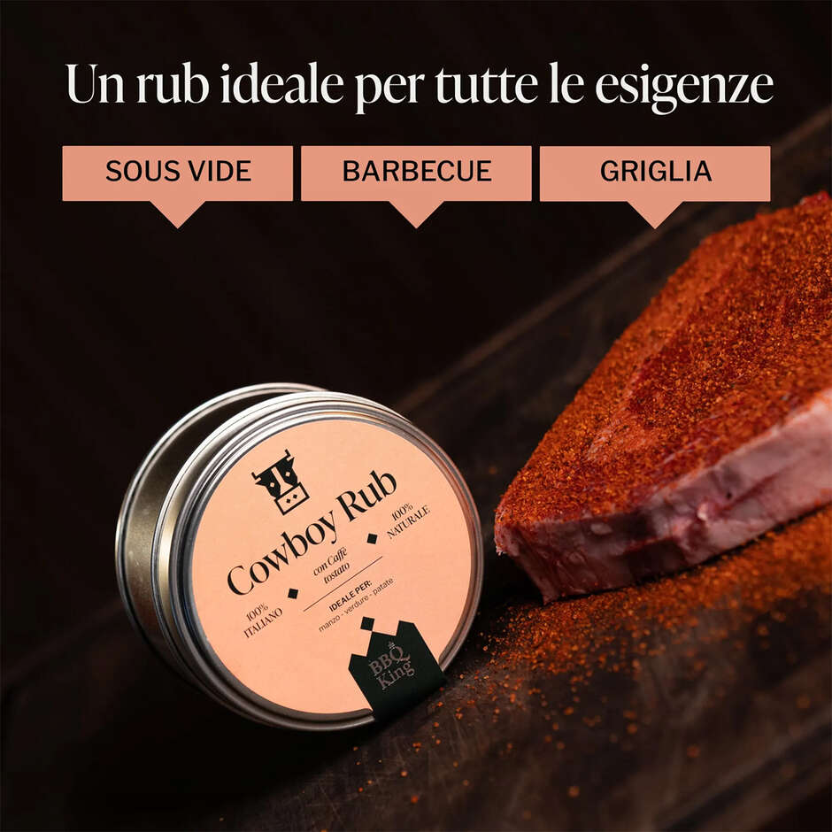 Cowboy Rub (250 g) - Assaisonnement pour Viandes Rouges