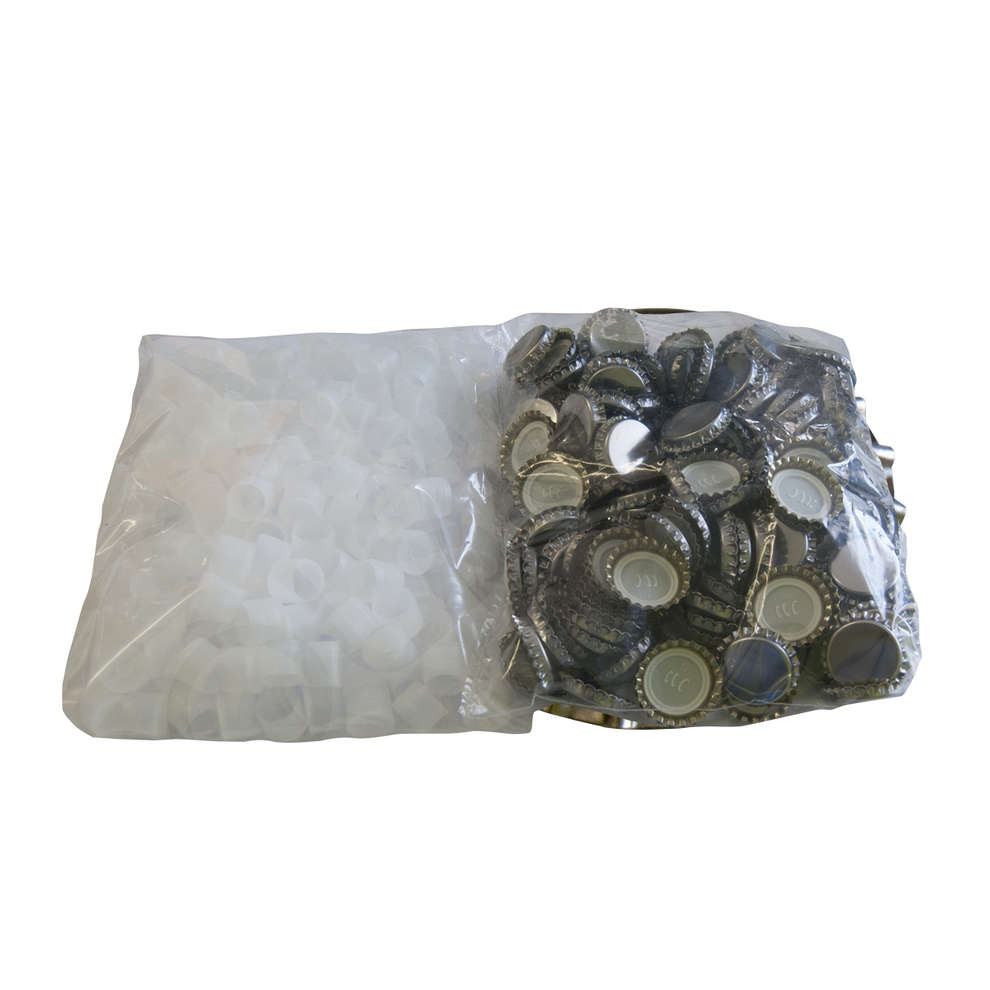 Crown cap Inox with bidule Ø29 (200 pcs)