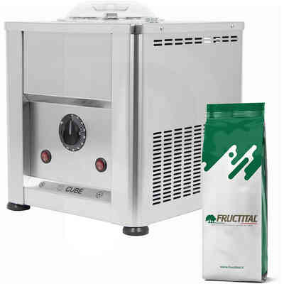 CUBE 750 gelato machine + Fiordilatte 