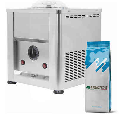 CUBE 750 gelato machine + Strawberry