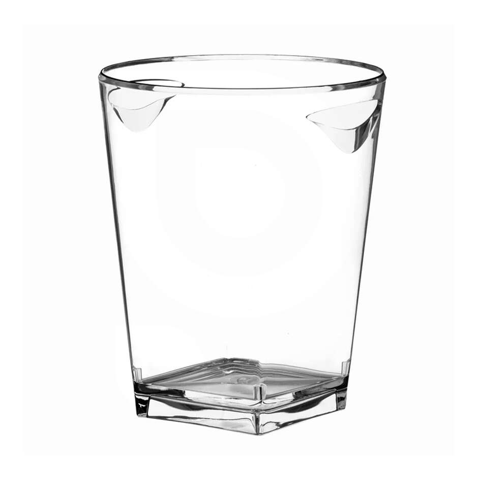Cubo Enfriador de Vino Quadra Clear de Plexiglás