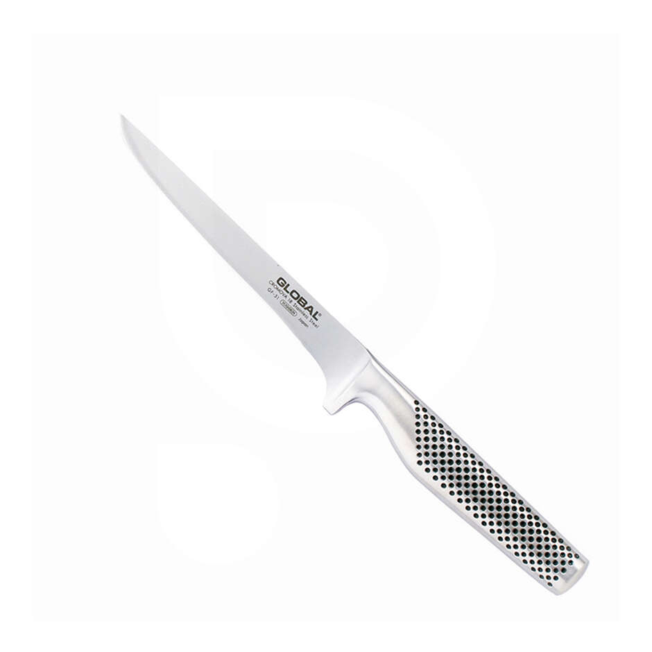 Cuchillo deshuesador estrecho de acero inoxidable Global GF-31 – 16 cm