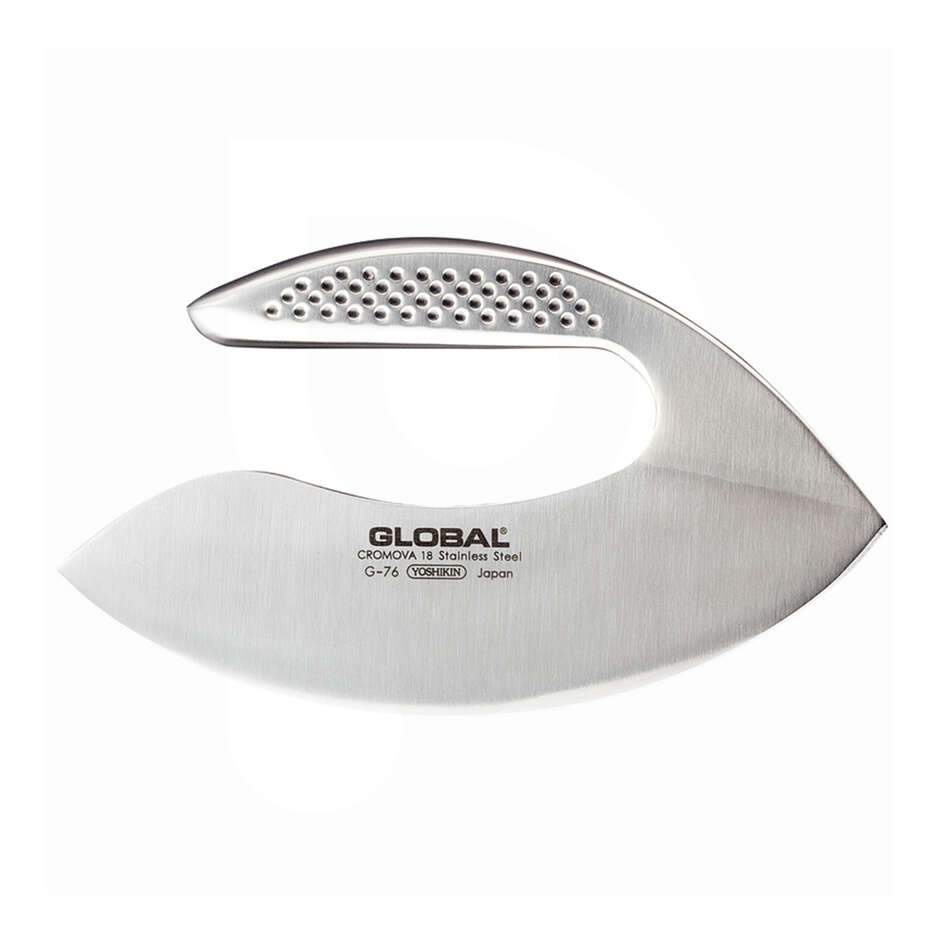 Cuchillo media luna de acero inoxidable Global G76 - 18 cm