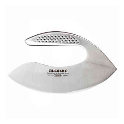 Cuchillo media luna de acero inoxidable Global G76 - 18 cm