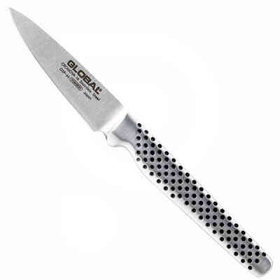 Cuchillo pelador de acero inoxidable Global GSF-46 - 8 cm