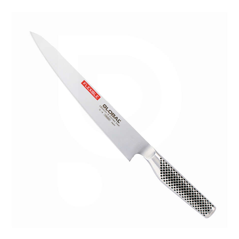 Cuchillo Yanagi Sashimi de acero inoxidable para zurdos Global G14R - 30 cm