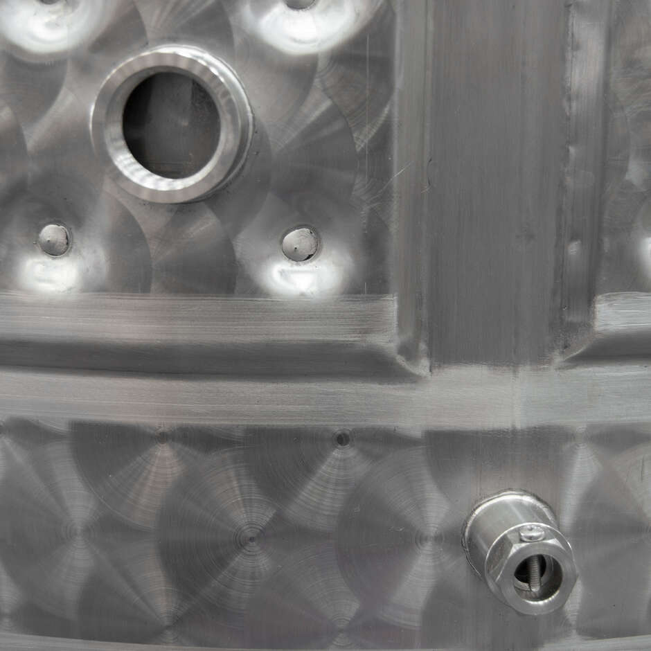 Cuve de fermentation réfrigérée à fond conique 60° 600 L