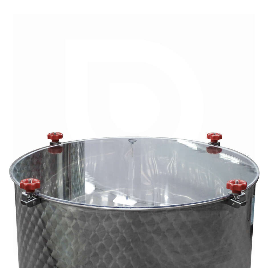 Cuve de macération en acier inox fond Conique 10° 1000 L