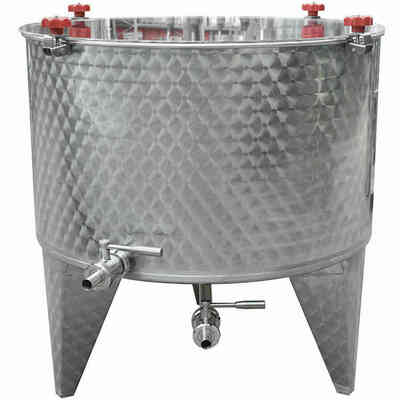 Cuve de macération en acier inox fond Conique 10° 200 L