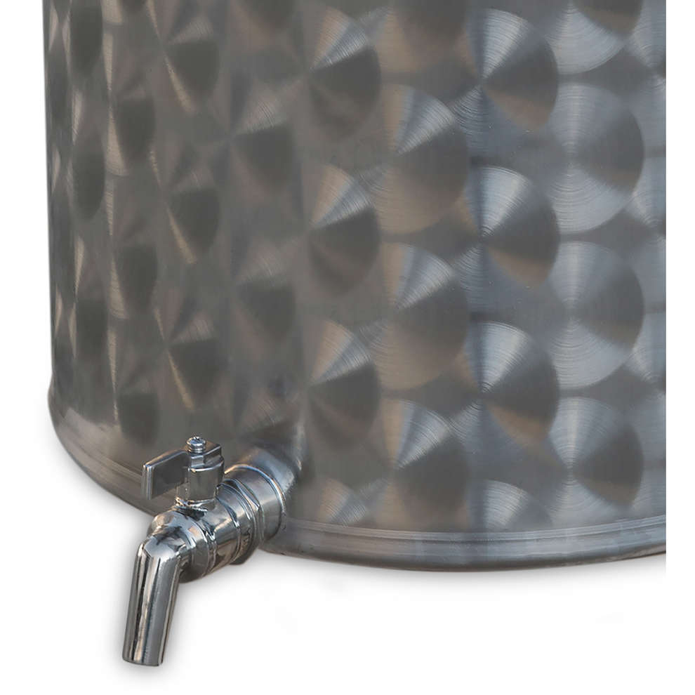 50 L stainless steel pot with tap