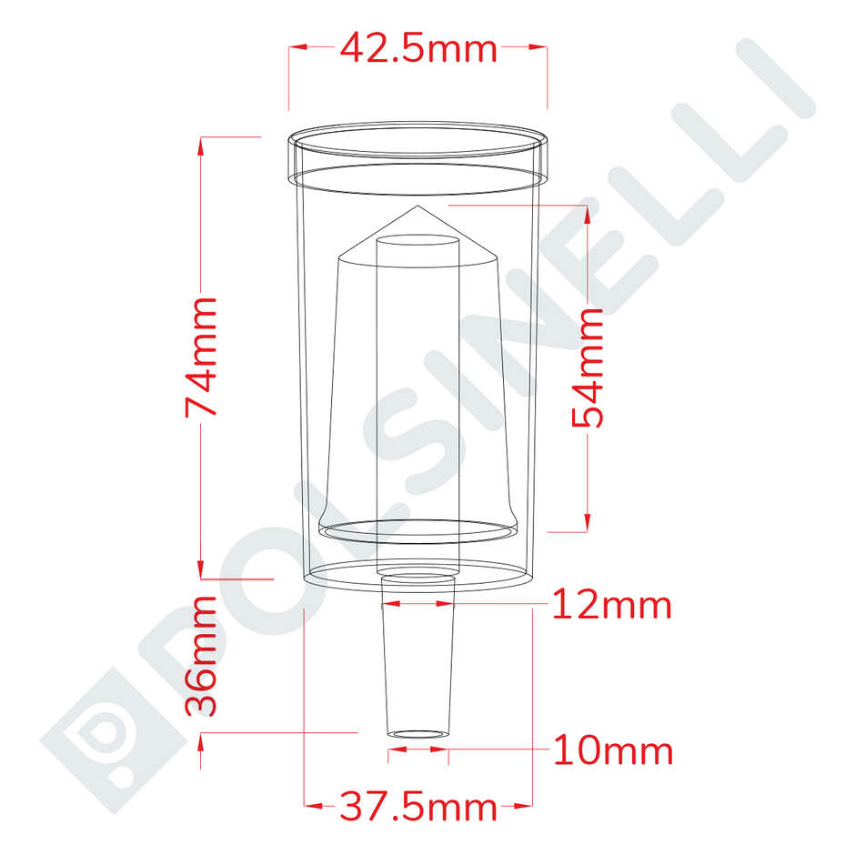 Cylindrical mini airlock